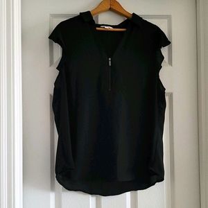 Candies Sheer Black Top